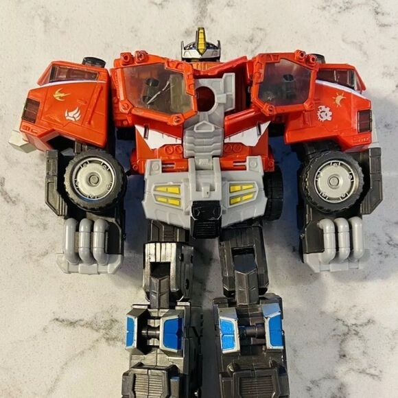 2004 Transformer Hasbro Cyzertron Optimus Prime Collectable - Picture 10 of 12